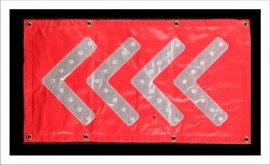 TRAFFIC LED DIRECTIONAL MAT