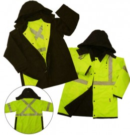 Reversible Safety Rain Coat