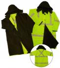 Reversible Safety Long Rain Coat